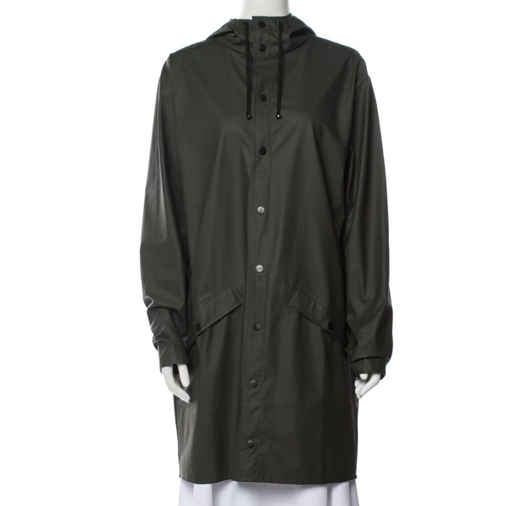 Rains Utility Jacket, Size S/M, Olive